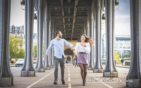 Shooting photo couple Paris